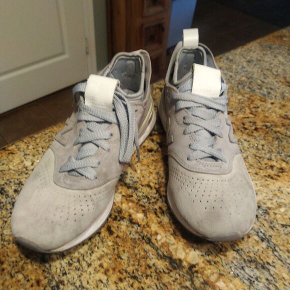 Rare New Balance M977DS2 Men's Lace-up Suede Sneakers Low Cut Light Grey Size 7 - Picture 2 of 12